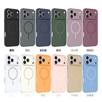 Coque de téléphone magnétique mate AG personnalisée OEM, coque arrière en PC ultra-fine pour iPhone 17 18 Pro Max 16 15 Samsung S24 S25 S26 en gros