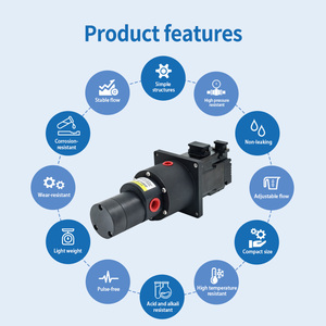 bibo 5ml/rev Corrosion-Resistant Large Circular Pump with 60 Motor PEEK Acid <b>Alkali</b> Proof - Product Image 2