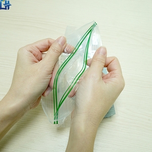 Chất lượng nhà máy rõ ràng LDPE đôi-con dấu nắp kéo trong suốt <span class=keywords><strong>Ziplock</strong></span> Túi tùy chỉnh Tủ đông cấp thực phẩm túi nhựa - Product Image 4