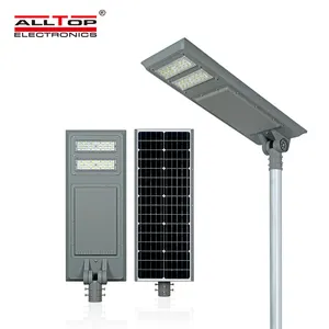 ALLTOP High quality 100w road lighting all in one integrated 40 60 100 w solar led street light for garden parking lots