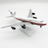 Modèle d'avion en résine Boeing 747-200 Air Force One de 30 cm, nouvelle livraison, avec trains d'atterrissage, objet de collection