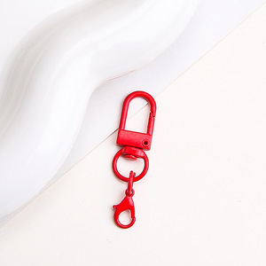 Wholesale Colorful Metal Swivel Trigger Lobster Clasp Keychain Spring Gate <b>Hook</b> Clip DIY Sewing Accessories Key Chains Snap <b>Hook</b> - Product Image 5