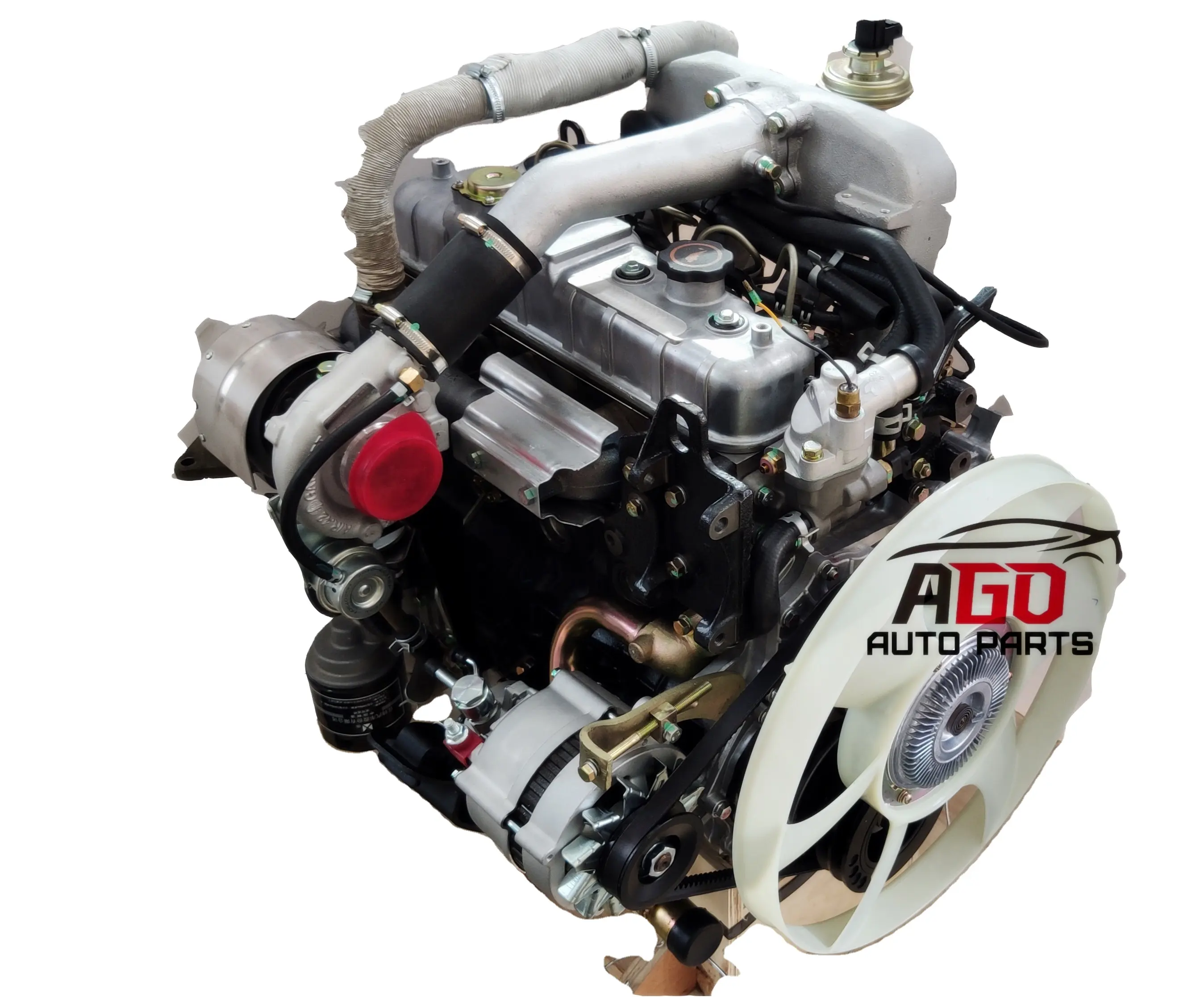 Geleden Klaar Om Hoge Kwaliteit 68KW Dieselmotor 4JB1/ 4JB1T Turbo 4 Cilinder Complete Motor Met Krukas Assy voor Verkoop