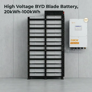 ระบบกักเก็บพลังงานแบตเตอรี่อุตสาหกรรมเชิงพาณิชย์ ESS BYD Blade ขนาด 100kwh 50kwh 90kwh 80kwh 30kwh แบตเตอรี่พลังงานแสงอาทิตย์ พร้อมระบบจัดการแบตเตอรี่อัจฉริยะ (Smart BMS) - Product Image 1