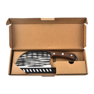 Coltello da cucina forgiato realizzato a mano in acciaio ad alto tenore di carbonio con manico in legno coltello da cucina per il taglio a casa - Product Image 6