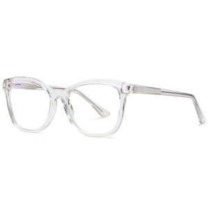 Monture de lunettes de vue pour femme au design tendance avec charnière à ressort, lunettes anti-lumière bleue pour femme - Product Image 6