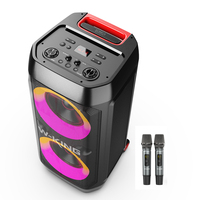 Haut-parleur de fête W-King T12+ original, nouvelle sortie, 270W, karaoké, lecteur de musique de fête, enceinte, boombox