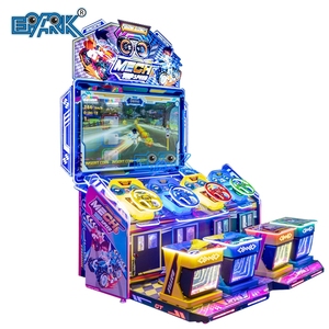 Machine de jeu de course de voiture d'arcade de simulateur vitesse dérive <span class=keywords><strong>4</strong></span> joueurs Mech machine de course de voiture volante pour centre de jeu intérieur - Product Image 5