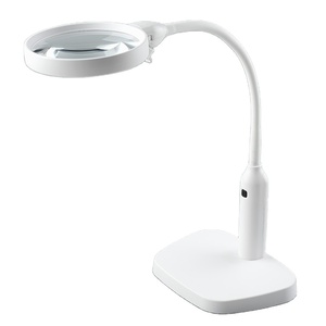 Có thể tháo rời 2X/5x chiếu sáng kính lúp Khảo Cổ Học Khảo Cổ Học đọc sách bàn bảng đèn kính lúp kính trắng 6 LED 2X/5X - Product Image 1