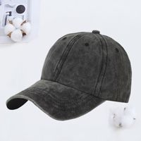 Gorra de Béisbol Coreana Vintage Lavada de 6 Paneles, Ajustable y Lavable, con Logotipo Personalizado Impreso y Bordado, Transpirable, Deportiva