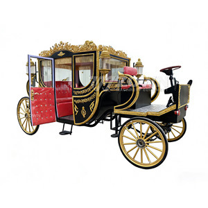 Calèche électrique royale de luxe, style rétro européen, chariot à 4 roues pour la photographie de mariage, les centres de villégiature, les loisirs et le tourisme - Product Image 3