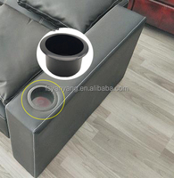 YANYANG Porte-gobelets portable en plastique doré pour canapé, table, bateau, voiture