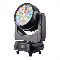Lampu Sorot Bergerak Profesional IP65 Tahan Air 19 Mata Bee Eye 900W 5-60 Zoom RGBW LED Wash Beam DMX512 Aktif Suara untuk Panggung
