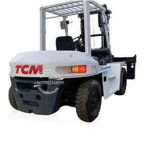 Montacargas Usado con Motor Diésel Japonés TCM FD70, Montacargas TCM de Segunda Mano en Oferta, 7 Toneladas, Venta Económica - Product Image 1