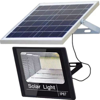 Projecteur solaire LED 5000K lumière du jour IP65 avec télécommande, haute luminosité, montage mural, jardin, CRI85, certifié CE, 120 6000 lumens