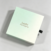 Boîte à tiroir rigide de conception personnalisée, boîte-cadeau de luxe en carton rigide pour flacon de parfum, soin de la peau, sérum en verre, avec fermeture à tiroir et insert en EVA