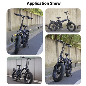 Nouvelle arrivée, vélo électrique à pneus larges 20x4.0 avec moteurs doubles de 500 W, 48 V, avec écran LCD pour la montagne - Product Image 6