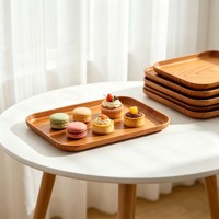 Assiettes en plastique solide, réutilisables, écologiques, compatibles lave-vaisselle, plateaux de service profonds pour fêtes/mariages, plateaux à gâteaux