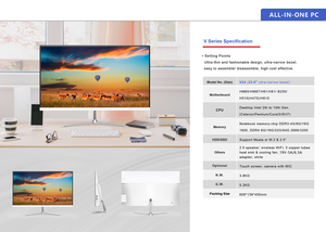 코어 I7 CPU 32GB <span class=keywords><strong>DDR4</strong></span> <span class=keywords><strong>RAM</strong></span> 1TB SSD Windows 10 비즈니스 오피스 용 우분투 올인원 데스크탑 PC - Product Image 3