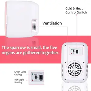 4L <strong>Small</strong> <strong>Fridge</strong> Mini Refrigerators Cooler Portable <strong>Fridge</strong> Great for Skincare Foods Medications Breast Milk, Home for Car - Product Image 3