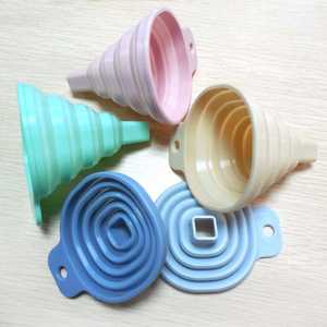 Novo Lançamento 2025 Fabricante de Fábrica Funil Colapsável de Silicone Grande - Product Image 4