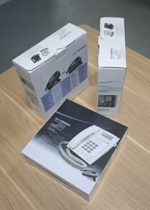 Ensemble de <span class=keywords><strong>téléphone</strong></span> d'identification de l'appelant d'hôtel de bureau avec <span class=keywords><strong>fonction</strong></span> <span class=keywords><strong>mains</strong></span> <span class=keywords><strong>libres</strong></span> <span class=keywords><strong>téléphone</strong></span> <span class=keywords><strong>fixe</strong></span> filaire LAN filaire téléphones PSTN KX-TS880MX - Product Image 3