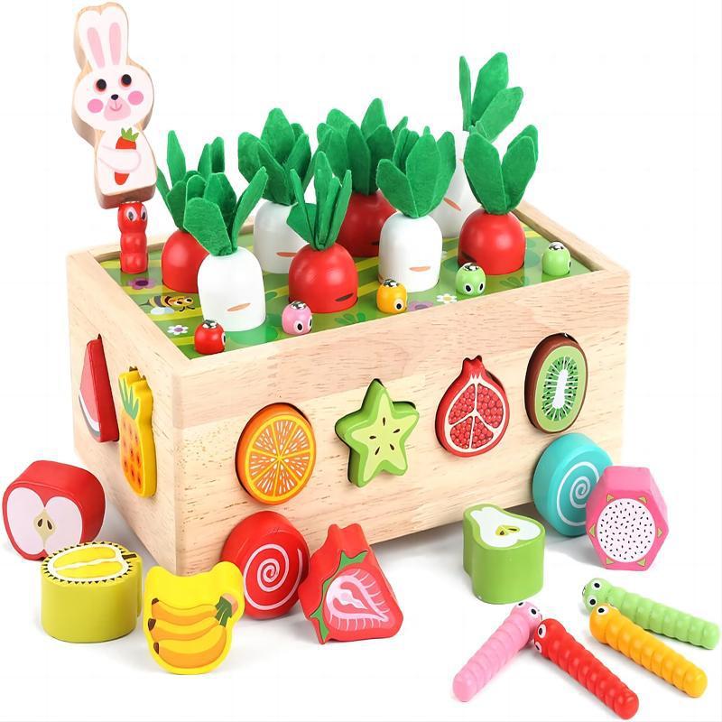 New Magnetic Wooden Fishing Game Puzzle