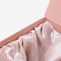 Rose En Gros Logo Personnalisé De Luxe de Forme De Livre En Carton Perruque Extension de Cheveux Vêtements Magnétique Cadeau Boîte D'emballage En Papier
