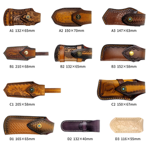 Chất lượng cao OEM cố định lưỡi săn bắn Túi dao da vỏ bọc dao bao da dao vỏ bọc - Product Image 2