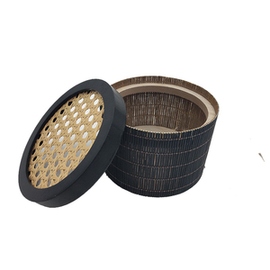 Boîte à pain ronde en bois, conteneurs de <span class=keywords><strong>rangement</strong></span> pour petite <span class=keywords><strong>cuisine</strong></span> boîtes à pain en bambou - Product Image 4
