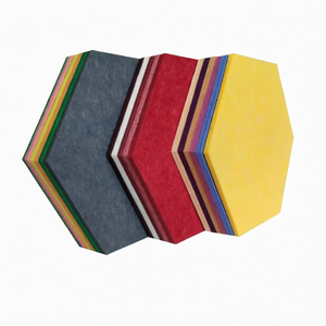 Panneaux acoustiques SAI DELI 100% fibre de polyester, absorption acoustique, design contemporain pour la maison et le bureau, options multicolores - Product Image 1