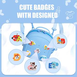 <span class=keywords><strong>Mochila</strong></span> Infantil de Silicona Azul, Pequeña, con Diseño de Personajes, Anti-Robo, con Orificios, Impermeable y con Capacidad Inferior a 20L - Product Image 3