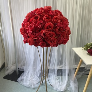LFB1274 in Stock di rosa rossa di seta fiore artificiale palla centrotavola per matrimonio X'mas decorazione Saint <span class=keywords><strong>Valentin</strong></span> - Product Image 1