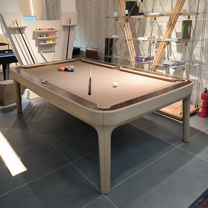 Table de billard multifonctionnelle en bois, design moderne et luxueux, qualité supérieure, 7, 8 et 9 pieds, vente directe usine, pour la maison - Product Image 4
