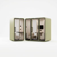 Cabine Acoustique Portable et Réglable en Aluminium Insonorisé pour Bureau, Hôtel, Entrepôt – Idéale pour le Travail, l'École et la Maison