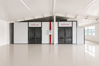 Cabine de séchage infrarouge 30KW pour revêtement de bois, éclairage LED, système d'air forcé pour ligne de finition de meubles et armoires Longxiang