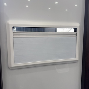 Fenêtre de vision de moteur à <span class=keywords><strong>coin</strong></span> rond monobloc sans soudure pour la maison/RV/<span class=keywords><strong>caravane</strong></span>/maison mobile avec store à défilement et couverture de voiture Flyscreen - Product Image 6