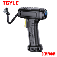 Compresseur d'air numérique portable sans fil 12V DC 150 PSI pour gonflage de pneus de voiture, moto, vélo, ballon de basketball et pneus ABS