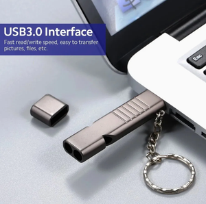 Sáng Tạo Kim Loại Tốc Độ Cao <span class=keywords><strong>USB</strong></span> 3.0 Ổ Đĩa Flash Ngoài Trời Đau Khổ Giúp Còi <span class=keywords><strong>USB</strong></span> - Product Image 5
