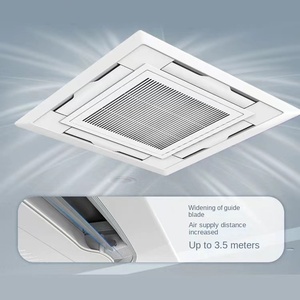 เครื่องปรับอากาศแบบฝังฝ้าเพดาน HaoJing HJ-01 แบบสี่ช่องลม พร้อมมอเตอร์พัดลมแบบคาสเซ็ต ระบบทำความเย็นและความร้อน เงียบพิเศษ ได้รับการรับรองมาตรฐาน CE ระดับความเย็นสูง 1 - Product Image 5