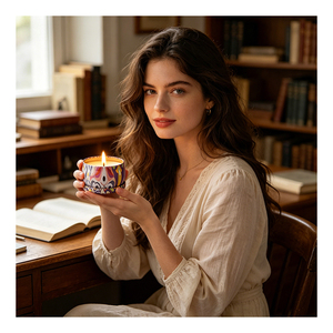 Emballage de bougies en quartz, boîte élégante, souvenir pour invités, mélange parfumé, réception, boutique, sélection de souvenirs, luxe - Product Image 2