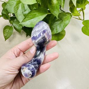 أحجار كريمة شرجية طبيعية كريستال قضبان اصطناعية تدليك صولجانات يوني للنساء صولجانات يوني - Product Image 3