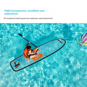 Tabla <span class=keywords><strong>de</strong></span> <span class=keywords><strong>Paddle</strong></span> Surf SUP Transparente <span class=keywords><strong>de</strong></span> Policarbonato para Adultos, para Surf y <span class=keywords><strong>Remo</strong></span> al Aire Libre con Alta Transparencia - Product Image 2