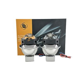 Lentille de projecteur universelle 3.0 Nouvelle lentille carrée LED Rénovation 2007 Megan <span class=keywords><strong>2</strong></span> Phare de voiture Lumière <span class=keywords><strong>bleue</strong></span> 12V Projecteur Star Canbus - Product Image 3