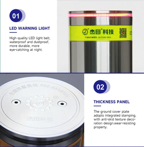 Dissuasori idraulici retrattili automatici in acciaio inox residenziale vialetto auto dissuasore barriera di traffico - Product Image 2