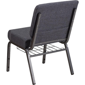 Chaises d'église en métal au design moderne avec porte-livre, option de vente en gros pour auditorium, théâtre, salle à manger, école, <span class=keywords><strong>prix</strong></span> économique - Product Image 2
