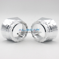 Cache-lentilles de projecteur de 2,5 pouces pour phares de voiture avec LED Angel Eyes pour projecteurs bi-xénon Visteon