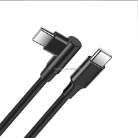 Kabel Pengisian Cepat USB 3.2 Tipe-C Tipe-C 20V 3A 60W Berkualitas Tinggi Konduktor Tembaga Bebas Oksigen Foil 10Gbps Data Komputer