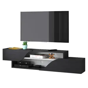 Living Room Furniture Wooden Wall Mounted TV Cabinet Floating Luxury Modern Tv Stands