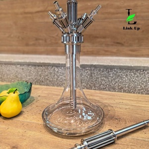Lujo alemán Original MIG Titan Hookah Set Acero inoxidable afrutado tabaco relajación fiesta Club reunión Social Hookah Shisha - Product Image 4